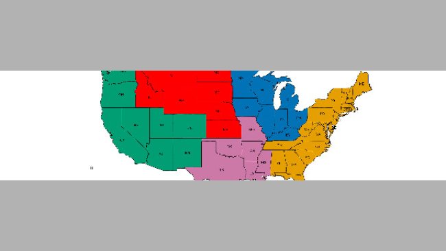 USDA veterinary services regions