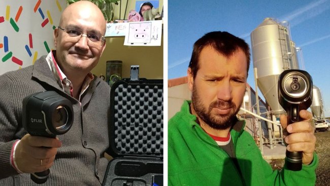 Rafael T. Pallás, from Las Rozas, Madrid (left) and Germán Moya, from La Muela, Saragossa (right)