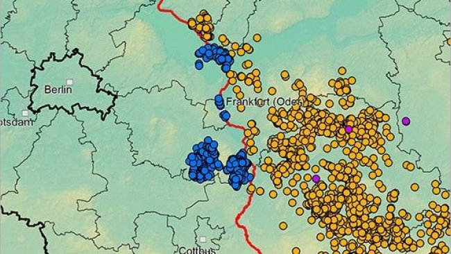 African swine fever in Germany and western Poland since September 2020. Source: ADIS, TSN (as of May 21, 2021).