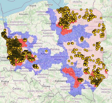 ASF u dzików w 2021 roku