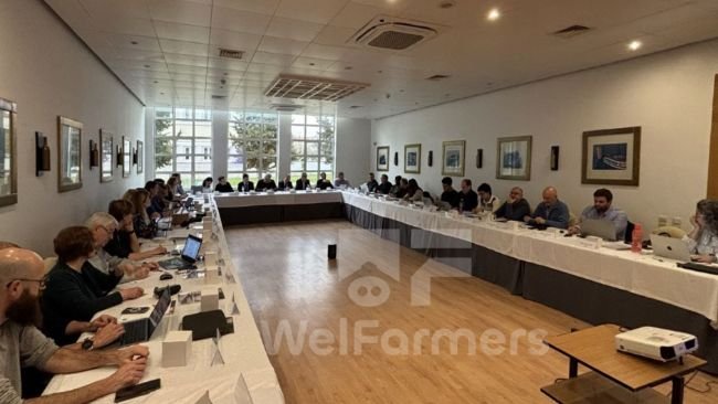 First meeting of the WelFarmers project in Montijo, Portugal.