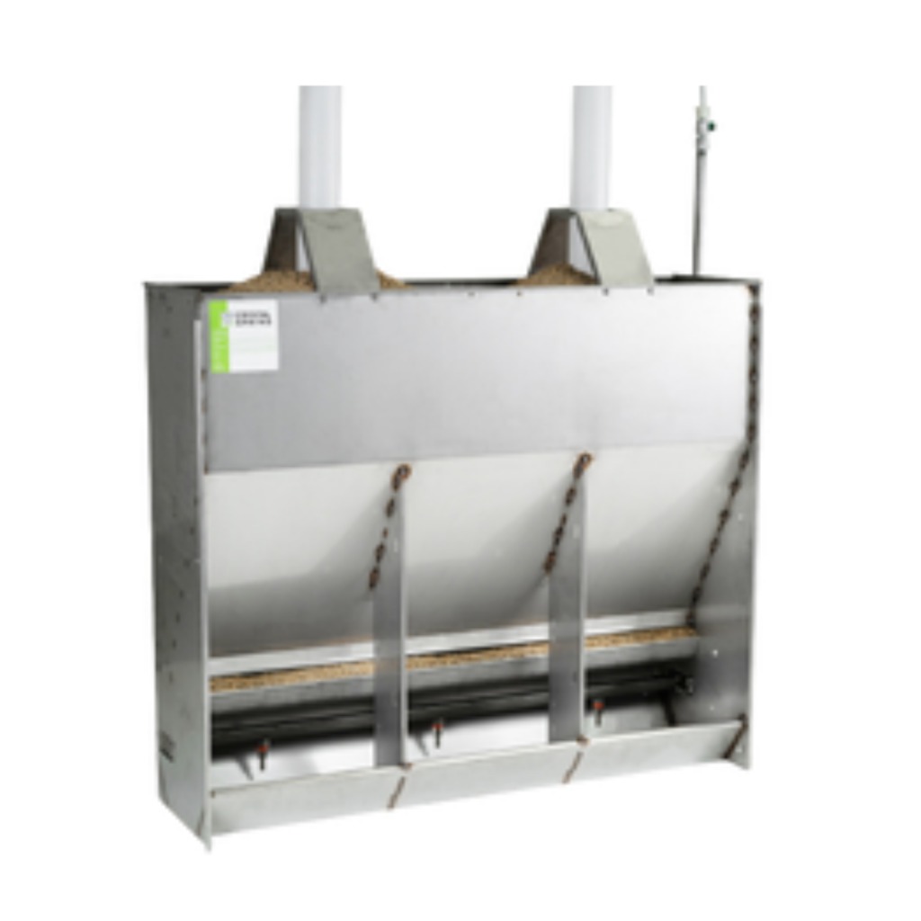 COMEDERO SECO/HÚMEDO PARA ENGORDE (LADO ÚNICO) (MODELO #F3)